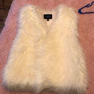 Fur vest.